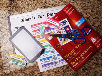 A Magnetic Meal Plan System with Scannable links