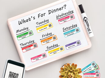A Magnetic Meal Plan System with Scannable links