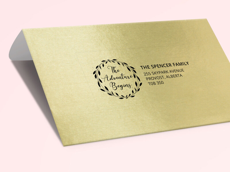 Wedding clear address labels