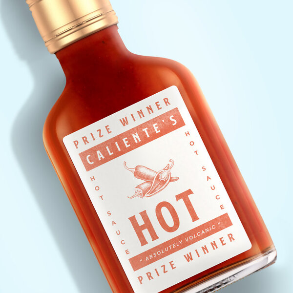 Hot sauce label