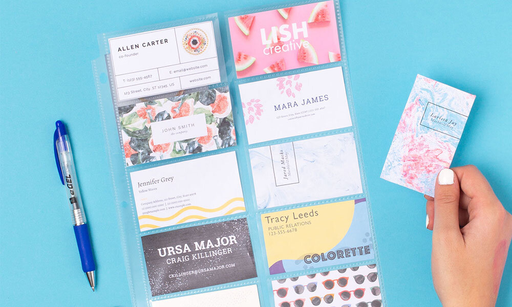 cartes d’affaires