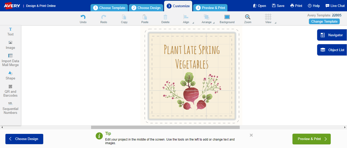 planificateur de jardin