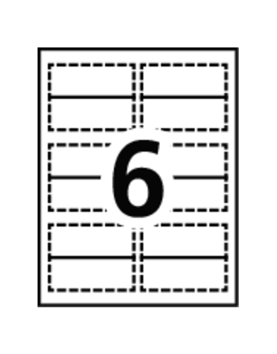 Avery White Place Cards Template
