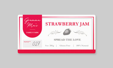 Custom Printed Rectangle Labels