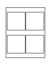 Avery Square Template