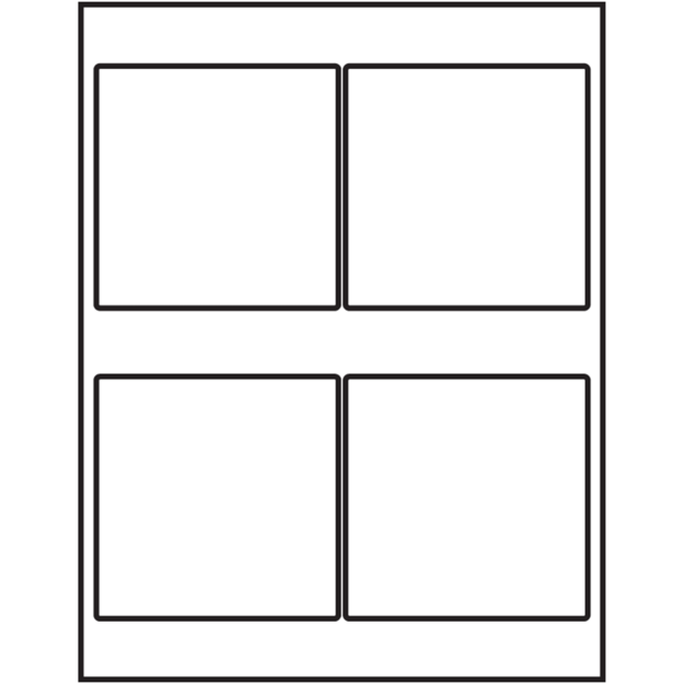 Avery Square Labels 4 X 4 Template
