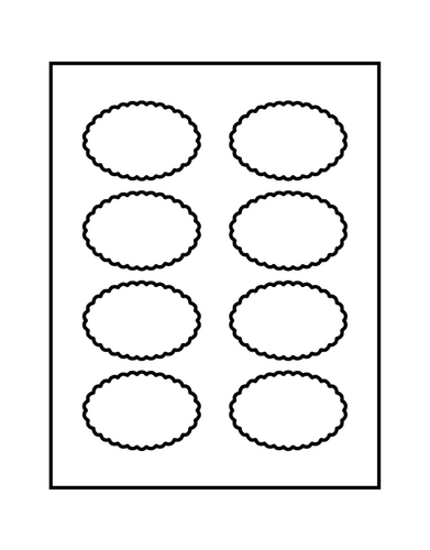 Avery Scalloped Template