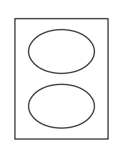 Avery Oval Template