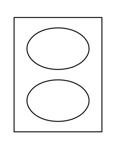 Avery Oval Template