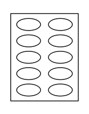 Avery Oval Template