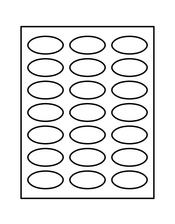 Avery Oval Template