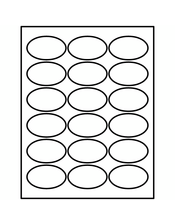 Avery Oval Template