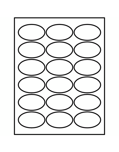 Avery Oval Template