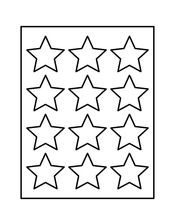 Avery Star Template