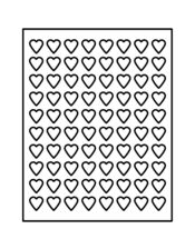 Avery Heart Template