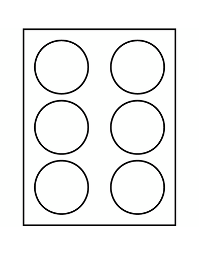 Avery Round Template