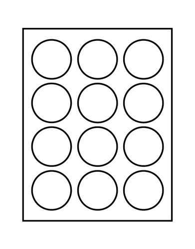 Avery Round Template