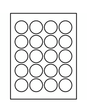Avery Round Template