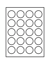 Avery Round Template