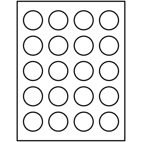 Avery Round Labels 1 Template