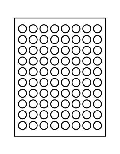 Avery Round Template