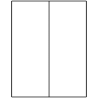 Avery Rectangle Template