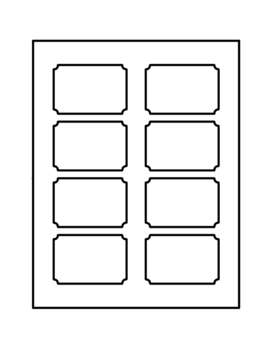 Avery Scalloped Template
