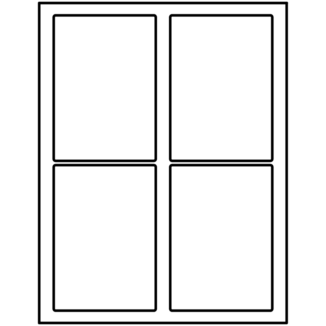 Avery Rectangle Template