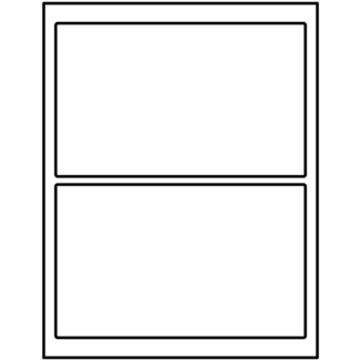 Avery étiquettes rectangulaires gabarit