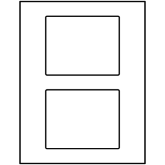 Avery Rectangle Template