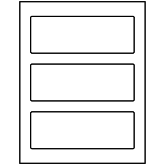 Avery Rectangle Template