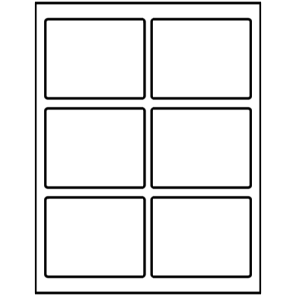 Avery étiquettes rectangulaires gabarit