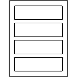 Avery Rectangle Template
