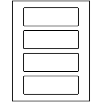 Avery Rectangle Template