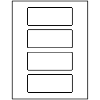 Avery Rectangle Template