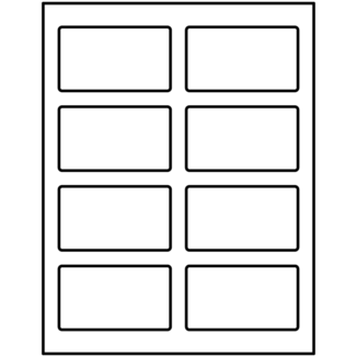 Avery étiquettes rectangulaires gabarit