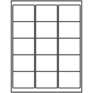 Avery Rectangle Template