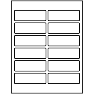 Avery Rectangle Template