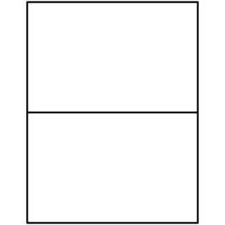 Avery Rectangle Template