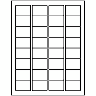 Avery Rectangle Template