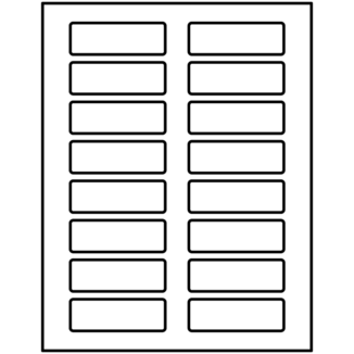 Avery Rectangle Template