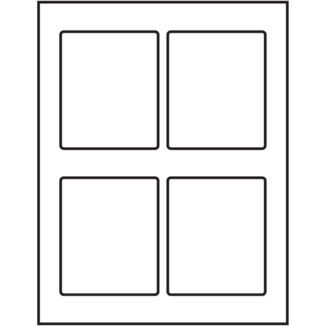 Avery étiquettes rectangulaires gabarit