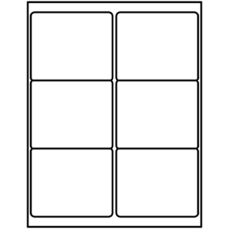 Avery étiquettes rectangulaires gabarit