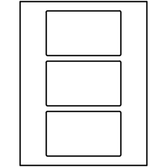 Avery étiquettes rectangulaires gabarit