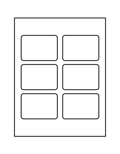 Avery Rectangle Template