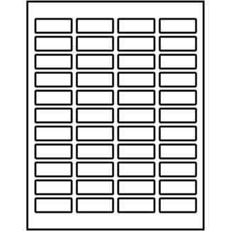 Avery étiquettes rectangulaires gabarit