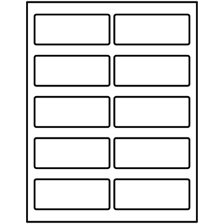 Avery Rectangle Template