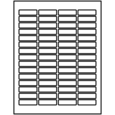 Étiquettes rectangulaires