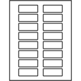 Étiquettes rectangulaires