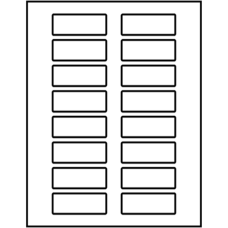 Avery Rectangle Template